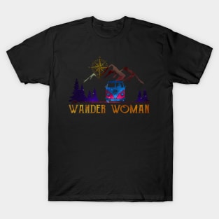 Hippie Camping Wander Woman T-Shirt